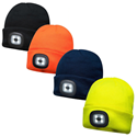 Portwest LED B029 beanie with lights (Navy)