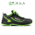 Sparco Indy 7540 Forester S3S SR LG ESD Safety Shoe Green 43  (+FREE T-Shirt)
