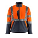 MASCOT 15902 Kiama Softshell Jacket Hi-Vis Orange/Navy L