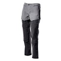 MASCOT® CUSTOMIZED 22279 Ultimate Stretch Trousers with Kneepad Pockets Stone Grey/Black 52