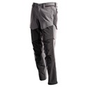 MASCOT® CUSTOMIZED 22379 Ultimate Stretch Trousers with kneepad pockets Grey/Black 52