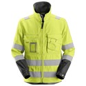 Snickers 1633 H-Vis Class 3 Jacket Yellow/Muted Black L