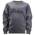 SNICKERS® 7509 Junior Logo Sweatshirt Dark Blue Melange 122/128