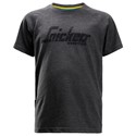 SNICKERS® 7510 Junior Logo T-Shirt Dark Blue Melange 122/128