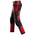 SNICKERS® 6902 FlexiWork Work Trousers+ Holster Pockets Chili Red 52 W36 L32
