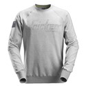SNICKERS® Workwear 2882 Logo Sweatshirt Grey Melange L