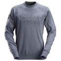 SNICKERS® Workwear 2882 Logo Sweatshirt Dark Blue Melange L