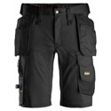 SNICKERS 6141 ALLROUND WORK STRETCH HOLSTER SHORTS BLACK 52 (FREE SNICKERS CAP)