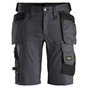 SNICKERS 6141 ALLROUND WORK STRETCH HOLSTER SHORTS GREY/BLACK 52 (FREE SNICKERS CAP)