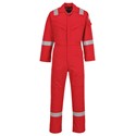 Portwest FR50 Flame Resistant Anti-Static Coverall 350g Red L