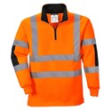 Portwest B308 Xenon Hi-Vis Rugby Shirt Orange L