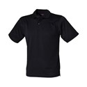 Henbury HB475 Polo Shirt Black L