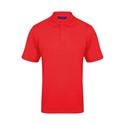 Henbury HB475 Polo Shirt Red L