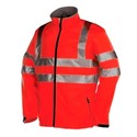 SIOEN 9833 GENOVA Softshell Jacket Hi Vis Red Large