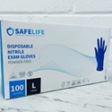 Safelife Disposable Nitrile Exam Gloves Powder Free 3.5 Large