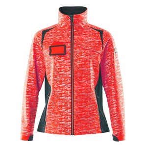MASCOT ACCELERATE 19212 Ladies light-up Softshell Jacket Red/Navy Large