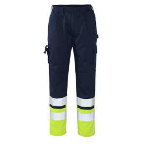 MASCOT® SAFE COMPETE 12379 PATOS Work Trousers Yellow/Navy 52 W36.5 L32