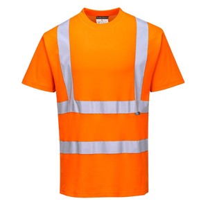 Portwest S170 Short Sleeved Hi-Vis Orange T-Shirt L