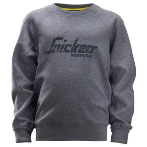 SNICKERS® 7509 Junior Logo Sweatshirt Dark Blue Melange 122/128