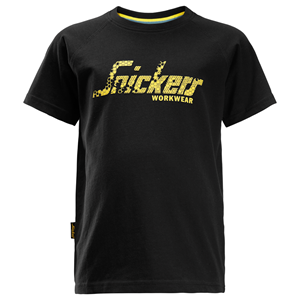 SNICKERS® 7510 Junior Logo T-Shirt Black 98/140