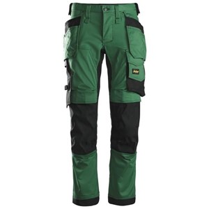 SNICKERS® 6241 AllroundWork, Stretch Trousers Holster Pocket Forest Green 100 W35 L30 
