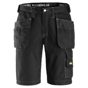 SNICKERS® 3023 Craftsmen Shorts Holster Pockets Rip-Stop Black 52