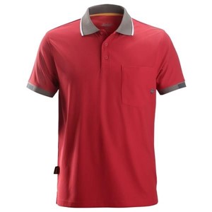 SNICKERS® 2724 AllroundWork, 37.5® Short Sleeve Polo Shirt Steel Red L