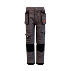 Cottonmount Workwear XPP9010 Xpert Pro Junior Stretch Work Trousers Grey 7-8