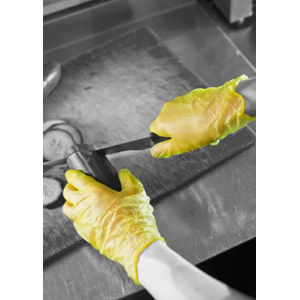 Polyco GD17 Shield Vinyl Powder Free Disposable Glove (Yellow) L
